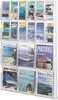 A Picture of product SAF-5600CL Safco® Reveal™ Clear Literature Displays 18 Compartments, 30w x 2d 45h,