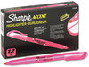 A Picture of product SAN-27009 Sharpie® Pocket Style Highlighters,  Chisel Tip, Fluorescent Pink, Dozen