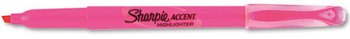 Sharpie® Pocket Style Highlighters,  Chisel Tip, Fluorescent Pink, Dozen