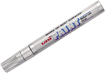Sanford® uni®-Paint Permanent Marker,  Medium Point, Metallic Silver
