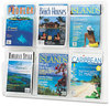 A Picture of product SAF-5604CL Safco® Reveal™ Clear Literature Displays 12 Compartments, 30w x 2d 20.25h,