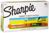 A Picture of product SAN-1754466 Sharpie® Liquid Pen Style Highlighters,  Chisel Tip, Fluorescent Orange, Dozen