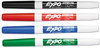 A Picture of product SAN-86074 EXPO® Low-Odor Dry-Erase Marker,  Fine Point, Assorted, 4/Set