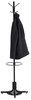 A Picture of product SAF-4168BL Safco® Coat Racks,  Four Ball-Tipped Double-Hooks, Black