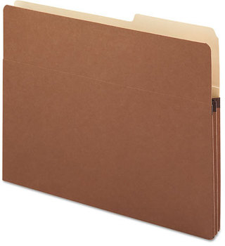 Smead™ Redrope Drop Front File Pockets with 2/5-Cut Guide Height Tabs, 1.75" Expansion, Letter Size, 25/Box