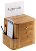A Picture of product SAF-4237NA Safco® Bamboo Suggestion Boxes 10 x 8 14, Natural