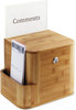 A Picture of product SAF-4237NA Safco® Bamboo Suggestion Boxes 10 x 8 14, Natural