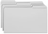 A Picture of product SMD-17334 Smead™ Reinforced Top Tab Colored File Folders 1/3-Cut Tabs: Assorted, Legal Size, 0.75" Expansion, Gray, 100/Box