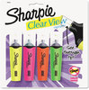 A Picture of product SAN-1897847 Sharpie® Clearview Highlighters, Blade Tips. Fluorescent Yellow. 12 count.