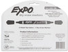 A Picture of product SAN-1944655 EXPO® 2-in-1 Dry Erase Markers,  8 Assorted Colors, Medium, 4/Pack