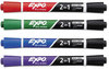 A Picture of product SAN-1944655 EXPO® 2-in-1 Dry Erase Markers,  8 Assorted Colors, Medium, 4/Pack