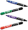 A Picture of product SAN-1944655 EXPO® 2-in-1 Dry Erase Markers,  8 Assorted Colors, Medium, 4/Pack