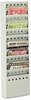 A Picture of product SAF-4321GR Safco® Steel Magazine Rack,  11 Compartments, 10w x 4d x 36-1/4h, Gray