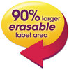 A Picture of product SMD-10380 Smead™ Erasable SuperTab® File Folders 1/3-Cut Tabs: Assorted, Letter Size, 0.75" Expansion, Manila, 24/Pack