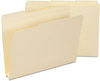 A Picture of product SMD-10405 Smead™ Expandable Heavyweight File Folders 1/3-Cut Tabs: Assorted, Letter Size, 1.5" Expansion, Manila, 50/Box