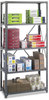 A Picture of product SAF-6266 Safco® Heavy-Duty Commercial Steel Shelving Unit Five-Shelf, 36w x 18d 75h, Dark Gray