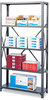 A Picture of product SAF-6266 Safco® Heavy-Duty Commercial Steel Shelving Unit Five-Shelf, 36w x 18d 75h, Dark Gray
