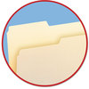 A Picture of product SMD-10331 Smead™ Manila File Folders 1/3-Cut Tabs: Left Position, Letter Size, 0.75" Expansion, 100/Box