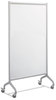 A Picture of product SAF-2014WBS Safco® Rumba™ Whiteboard Collaboration Screen Full Panel 36w x 16d 54h, White/Gray