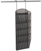 A Picture of product SAF-5578BL Safco® Onyx™ Mesh Literature Rack Five Compartments, 10.25w x 3.5d 28.33h, Black