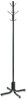 A Picture of product SAF-4163BL Safco® Coat Racks Metal Costumer, Four Ball-Tipped Double-Hooks, 21w x 21d 70h, Black