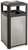 A Picture of product SAF-9935BL Safco® Evos™ Series Steel Waste Container,  38gal, Black