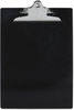 A Picture of product SAU-21603 Saunders Recycled Plastic Clipboard with Ruler Edge,  1" Capacity, Holds 8 1/2w x 12h, Black