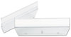 A Picture of product SMD-64626 Smead™ Easy Slide™ Hanging Folder Tab 1/3-Cut, White/Clear, 3.5" Wide, 18/Pack