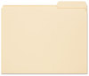 A Picture of product SMD-10337 Smead™ Reinforced Tab Manila File Folder Folders, 1/3-Cut Tabs: Right Position, Letter Size, 0.75" Expansion, 11-pt 100/Box