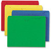 A Picture of product SMD-75613 Smead™ Colored File Jackets with Reinforced Double-Ply Tab Straight Letter Size, Assorted Colors, 100/Box