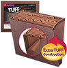 A Picture of product SMD-70488 Smead™ TUFF® Expanding Files Open-Top Stadium File, 12 Sections, 1/12-Cut Tabs, Letter Size, Redrope