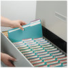 A Picture of product SMD-13143 Smead™ Colored File Folders 1/3-Cut Tabs: Assorted, Letter Size, 0.75" Expansion, Teal, 100/Box