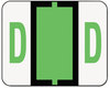 A Picture of product SMD-67074 Smead™ A-Z Color-Coded End Tab Filing Labels D, 1 x 1.25, White, 500/Roll