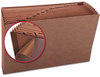 A Picture of product SMD-70490 Smead™ TUFF® Expanding Files Open-Top Stadium File, 12 Sections, 1/12-Cut Tabs, Legal Size, Redrope