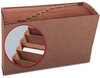 A Picture of product SMD-70490 Smead™ TUFF® Expanding Files Open-Top Stadium File, 12 Sections, 1/12-Cut Tabs, Legal Size, Redrope