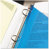 A Picture of product SMD-89505 Smead™ Organized Up® Poly Slash Jackets 2-Sections, Letter Size, Assorted Colors, 5/Pack