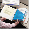 A Picture of product SMD-89505 Smead™ Organized Up® Poly Slash Jackets 2-Sections, Letter Size, Assorted Colors, 5/Pack