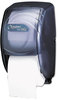 A Picture of product SJM-R3590TBK San Jamar® Duett Toilet Tissue Dispenser,  Oceans, 7 1/2 x 7 x 12 3/4, Black Pearl