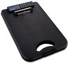 A Picture of product SAU-00534 Saunders DeskMate II with Calculator,  1/2" Capacity, 8 1/2w x 12h, Black