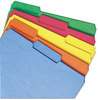 A Picture of product SMD-11943 Smead™ Colored File Folders 1/3-Cut Tabs: Assorted, Letter Size, 0.75" Expansion, Assorted: Blue/Green/Orange/Red/Yellow, 100/Box
