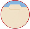 A Picture of product SMD-10356 Smead™ Reinforced Tab Manila File Folder Folders, 1/5-Cut Tabs: Assorted, Letter Size, 0.75" Expansion, 11-pt 100/Box