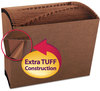 A Picture of product SMD-70467 Smead™ TUFF® Expanding Files Open-Top Stadium File, 31 Sections, 1/31-Cut Tabs, Letter Size, Redrope