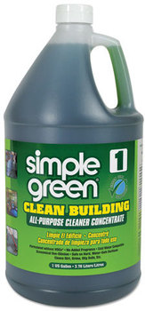Simple Green® Clean Building All-Purpose Cleaner Concentrate, 1 Gal Bottle, 2/Case.