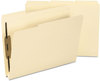 A Picture of product SMD-14595 Smead™ Top Tab Manila Expansion Fastener Folders 1.5" 2 Fasteners, Letter Size, Exterior, 50/Box
