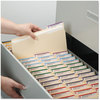 A Picture of product SMD-14595 Smead™ Top Tab Manila Expansion Fastener Folders 1.5" 2 Fasteners, Letter Size, Exterior, 50/Box