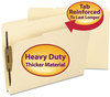 A Picture of product SMD-14595 Smead™ Top Tab Manila Expansion Fastener Folders 1.5" 2 Fasteners, Letter Size, Exterior, 50/Box