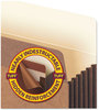 A Picture of product SMD-74390 Smead™ Redrope TUFF® Pocket Drop-Front File Pockets with Fully Lined Gussets 5.25" Expansion, Legal Size, 10/Box