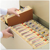 A Picture of product SMD-74390 Smead™ Redrope TUFF® Pocket Drop-Front File Pockets with Fully Lined Gussets 5.25" Expansion, Legal Size, 10/Box