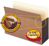 A Picture of product SMD-74390 Smead™ Redrope TUFF® Pocket Drop-Front File Pockets with Fully Lined Gussets 5.25" Expansion, Legal Size, 10/Box