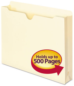 Smead™ Manila File Jackets 1-Ply Straight Tab, Letter Size, 50/Box